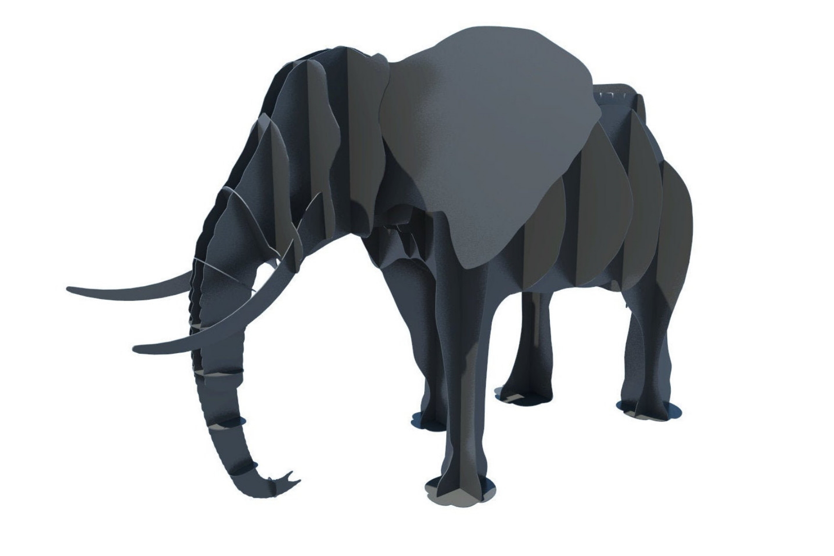 Мангал Слон объемный 3D